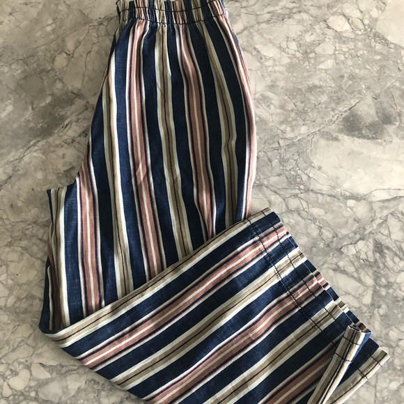 flowy linen ankle pants - Picture 1 of 1